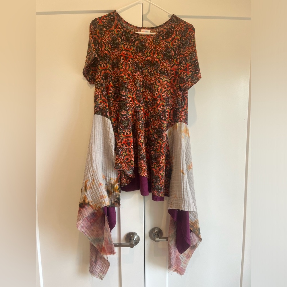 Handmade tunic top - size medium